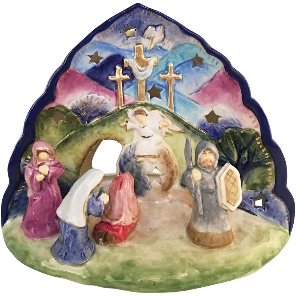 Blue Sky Ceramics Easter Passion Scene, Multi (20439)