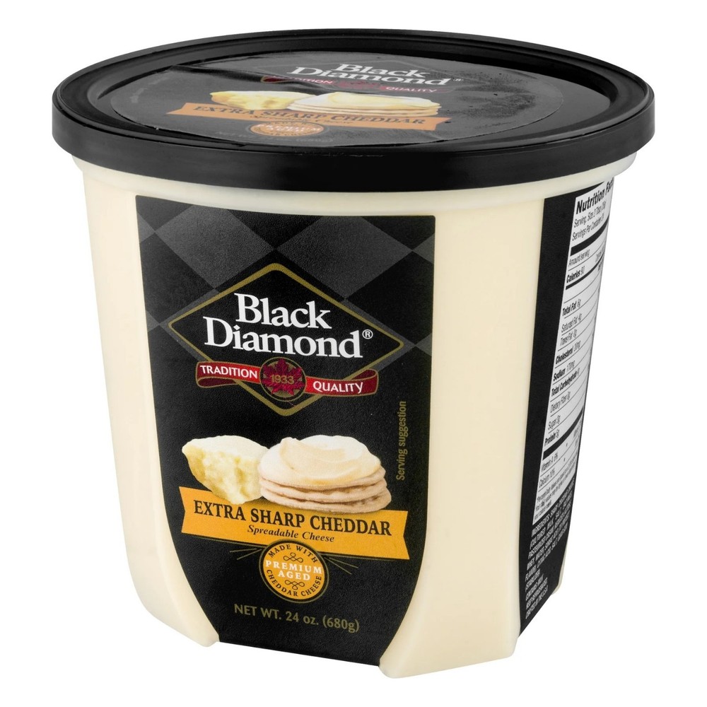 2Pack Black Diamond Extra Sharp Cheddar Spread 24 Oz