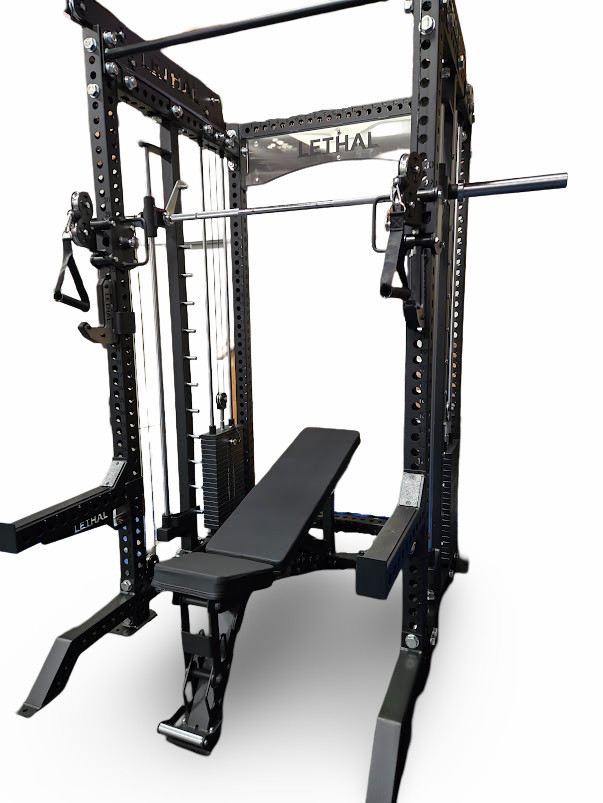 Lethal Smith/ Half Rack/ Functional Trainer Combo Weight Machine
