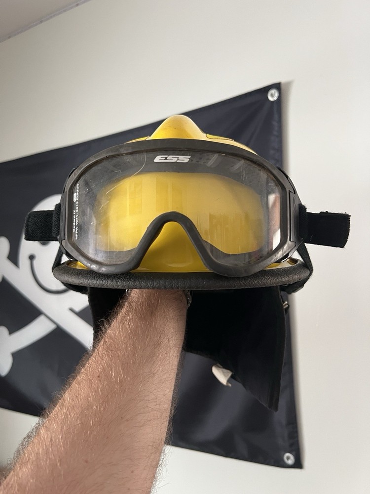 Bullard Firefighter Helmet With Goggles