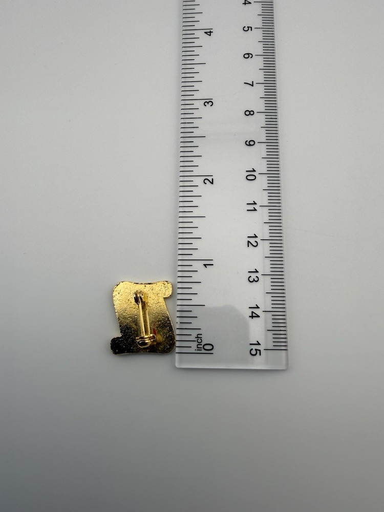 VTG? Scroll-Shaped Banner SERVICE Enamel Pin