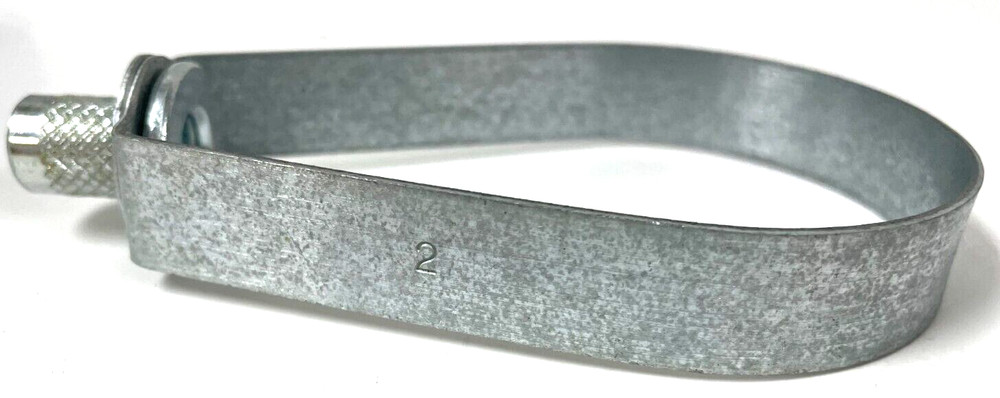 2" GALVANIZED STEEL HANGING CLAMP 3/8" BY #16 THREAD