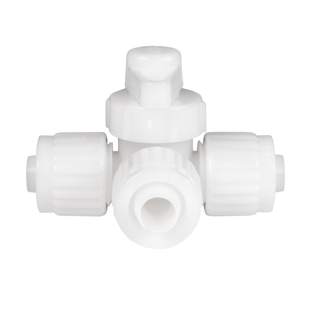 RecPro Flair It RV Plumbing Fittings 3-Way Compression Type Bypass Valve Tee