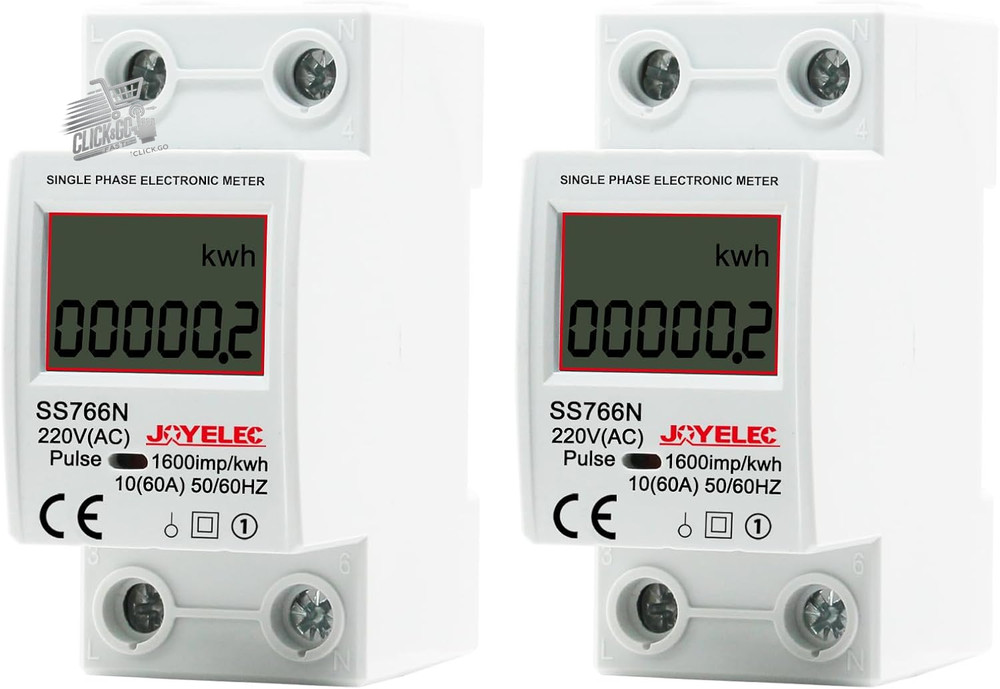 2 pcs SS766N electricity meter, power consumption meter, D meter