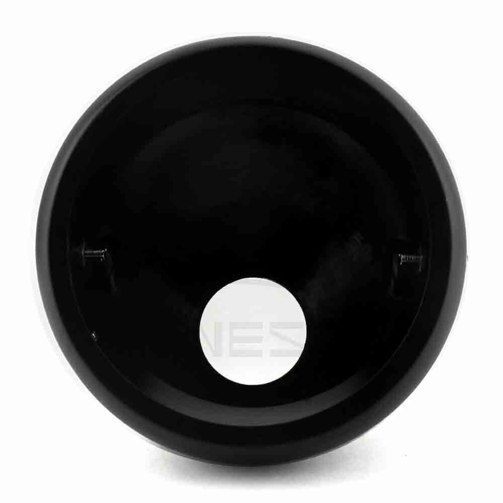Motorcycle 7" Headlight Housing Shell abs Bucket Side Mount Lamp LED For Harley