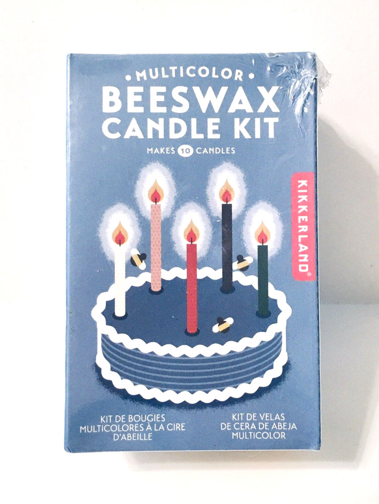 Multi-Color, Beeswax, Small Birthday Candle Kit