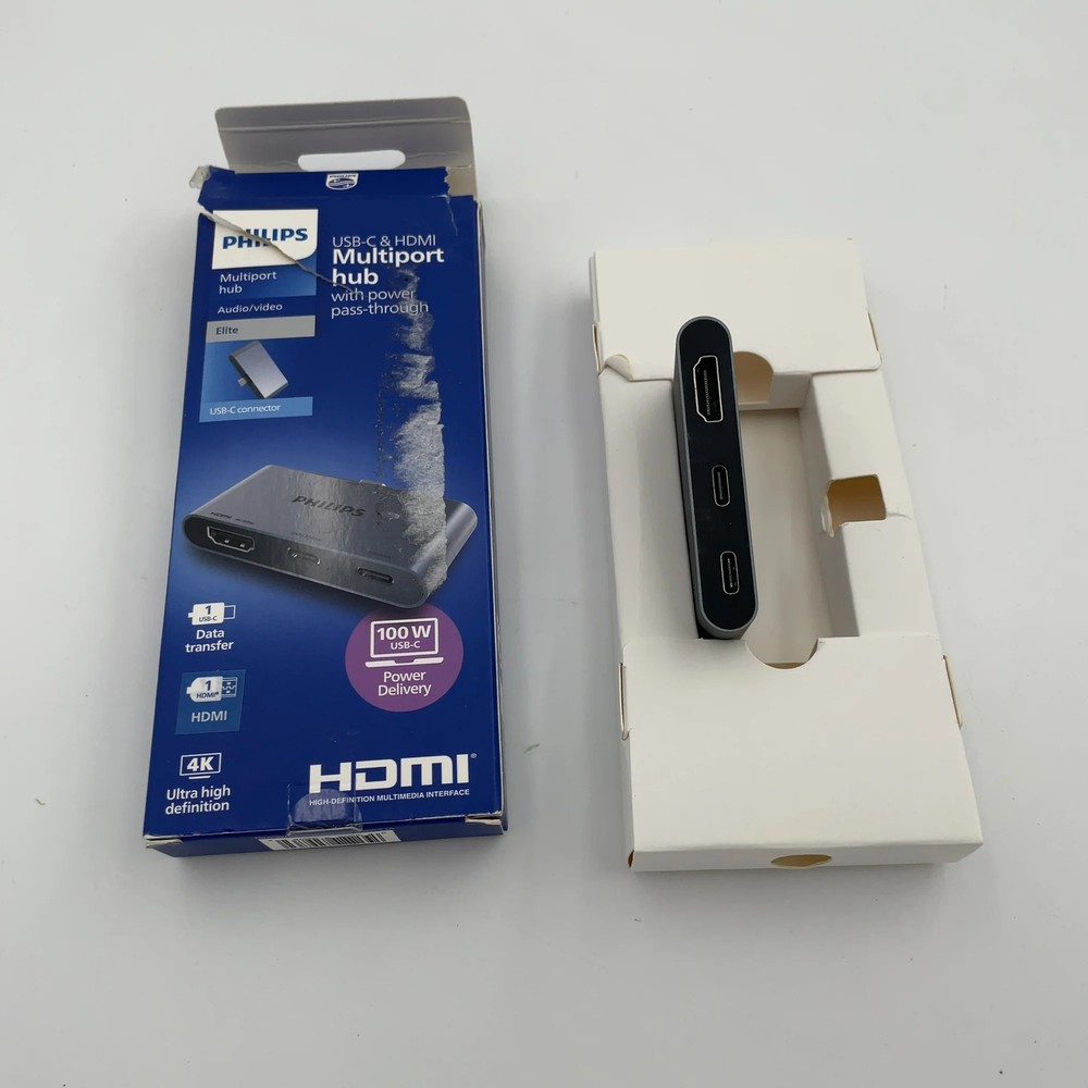 Philips USB-C & HDMI Hub with Power Delivery