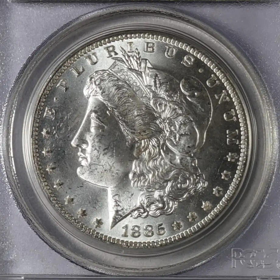 1885 O Morgan Silver Dollar PCGS MS-64