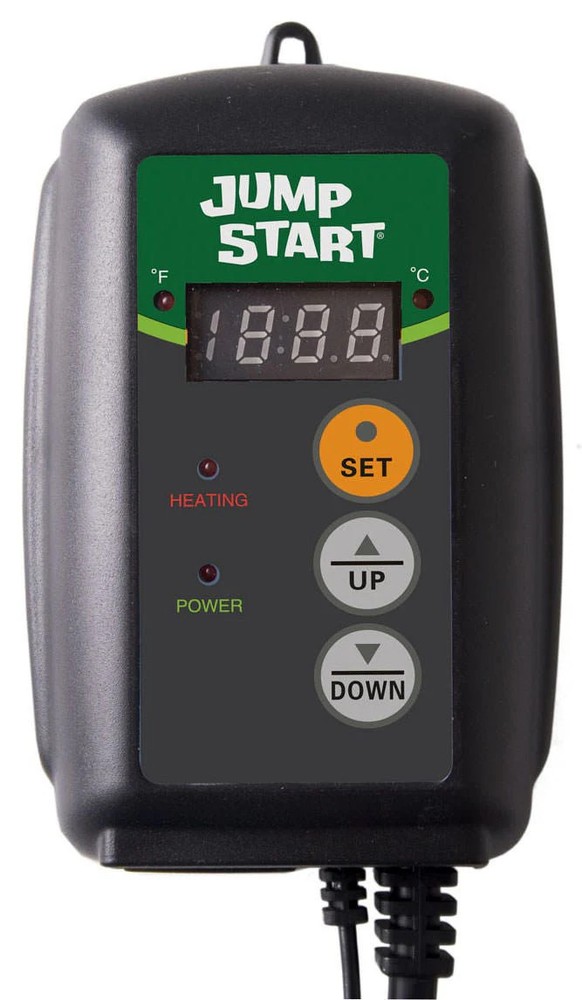 Jump Start Digital Temperature Controller Thermostat for Heat Mat Hydroponic