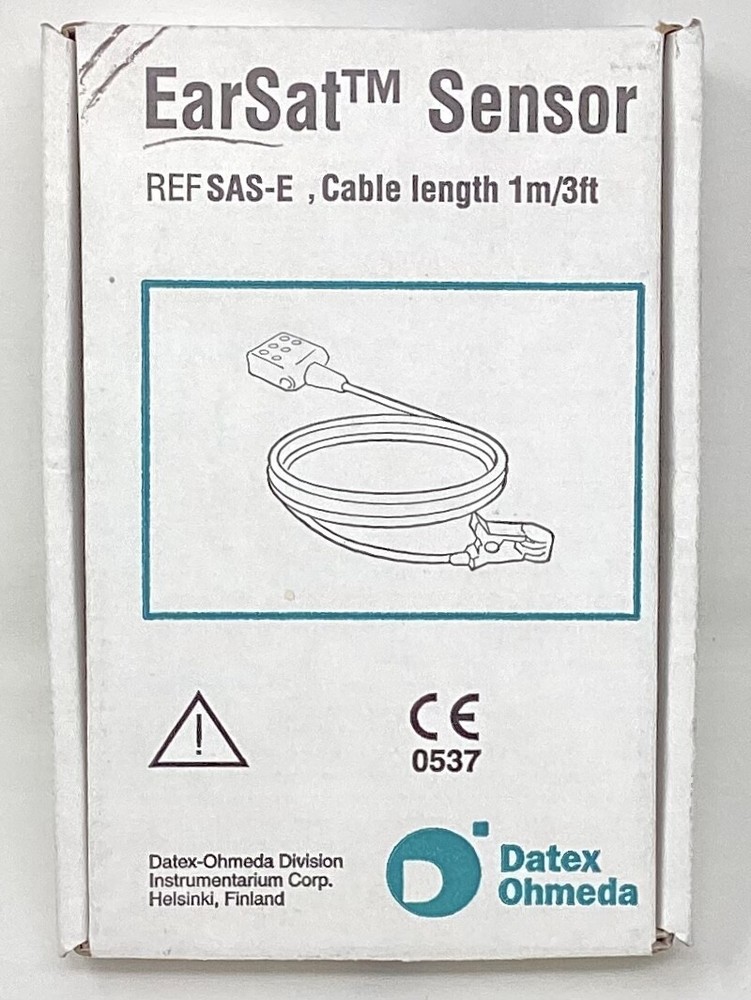 Datex Ohmeda SAS-E EarSat Sensor - New