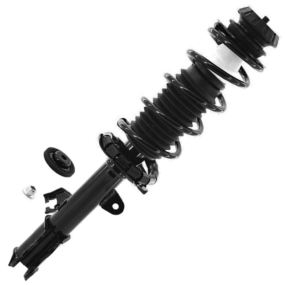 Front Struts Springs Rear Shock Absorbers Sway Bars Kit for Nissan Versa Note