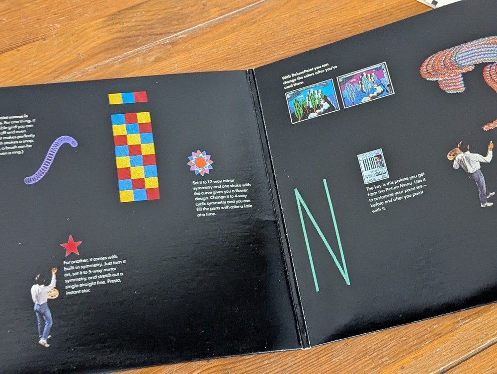 Amiga Deluxe Paint ~ Electronic Arts EA Daniel Silva ~ Docs Only ~ No Diskettes