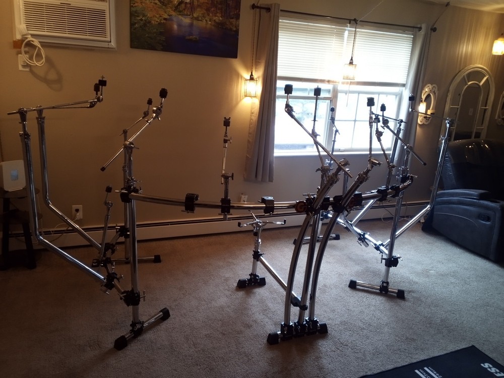 Full 8pc Pdp Custom Kit And Gibraltar Rack