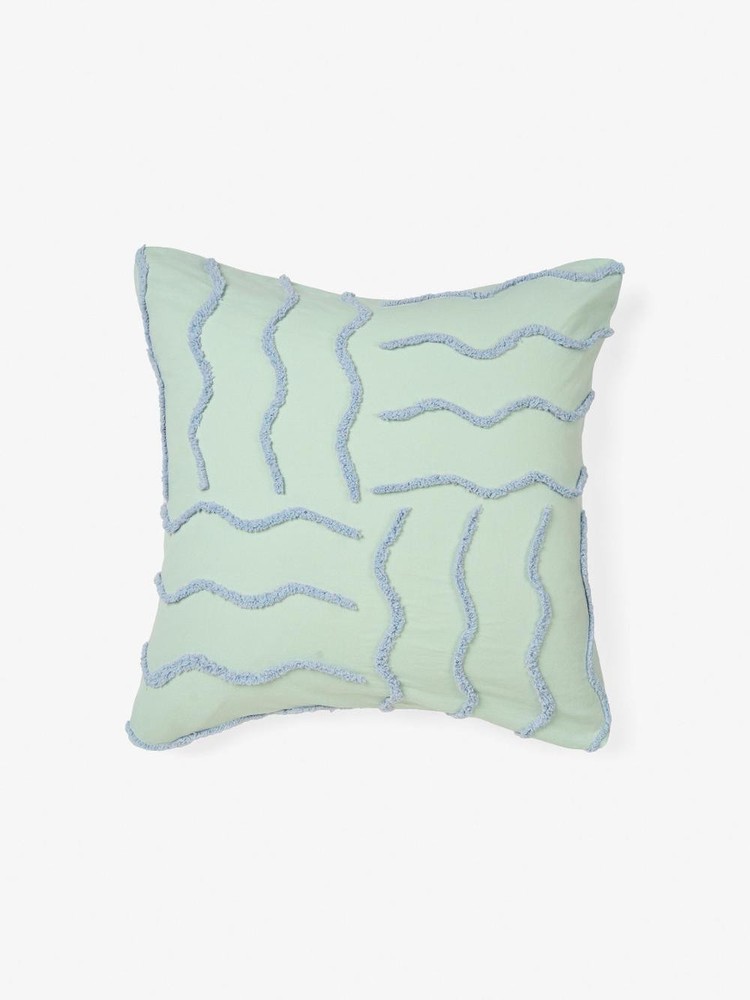Linen House Metung Mint European Pillowcase 65 x 65cm