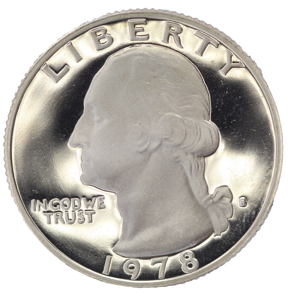 1978 S CLAD Proof Washington Quarter  UNCIRCULATED