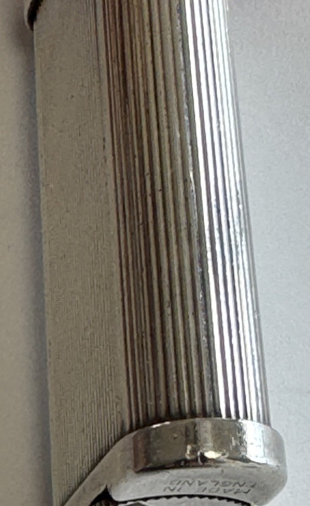 Dunhill VINTAGE Unique Lines Silver Lighter