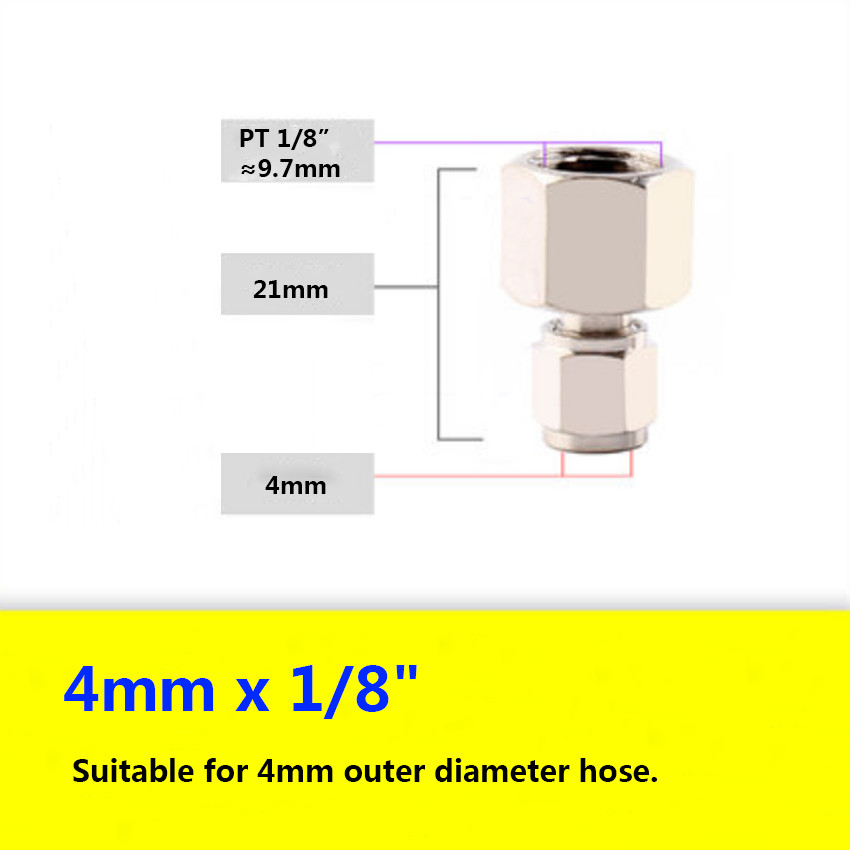 Straight Pneumatic Socket Thread x Snap On Fittings Quick Adapter Pipe Hose