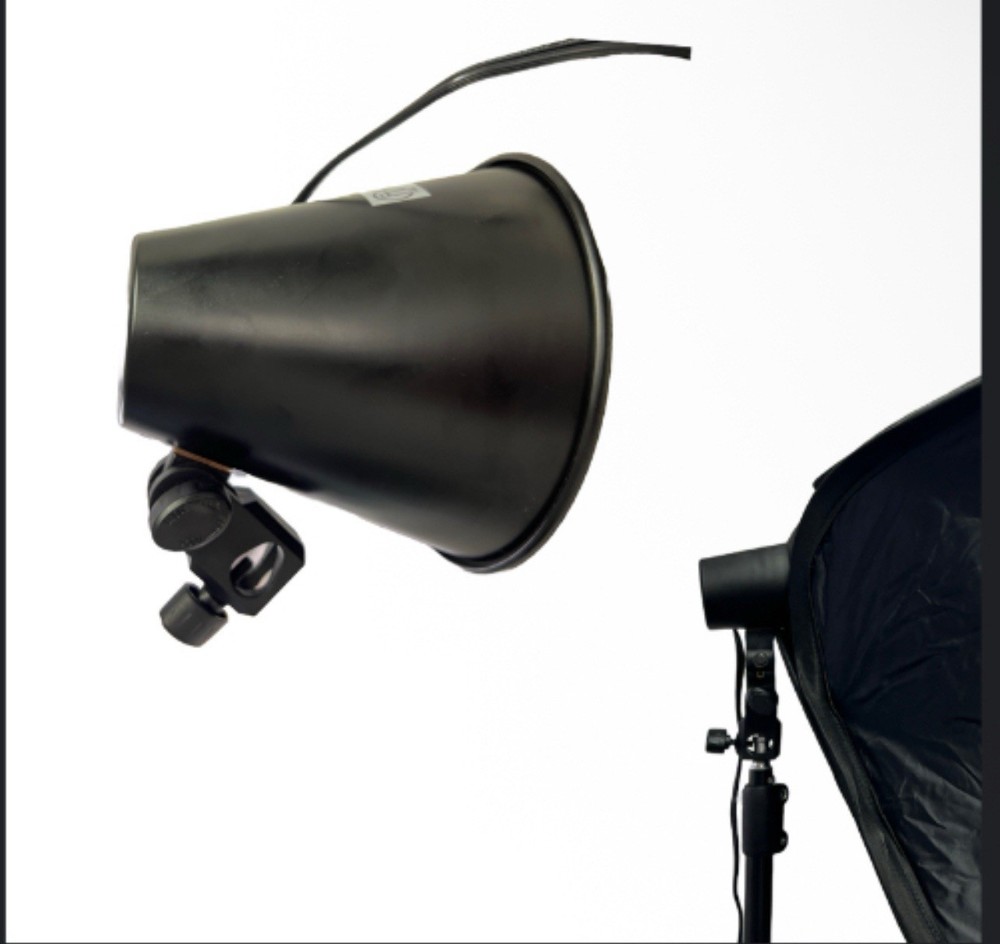 Bundle: Boom Stand + Softbox + CFL Bulb + Continuous Light Kit for Studio.