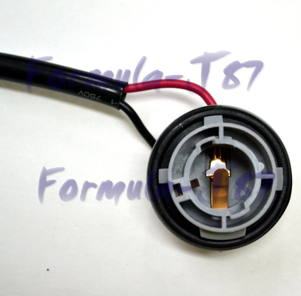 Universal Pigtail Wire Female Socket 1156 S Two Harness Rear Turn Signal Fit