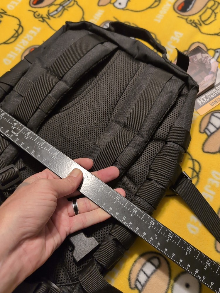 Highland Tactical Vantage Tactical BackpackBlack Molle Webbing NWT