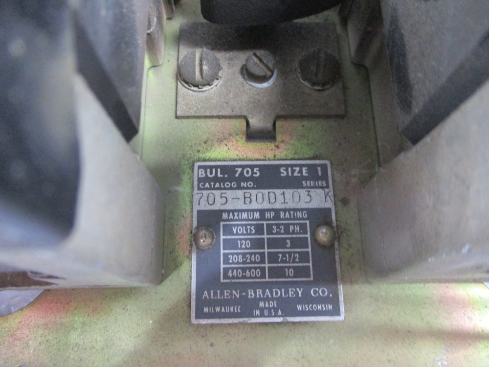 ALLEN BRADLEY 705-BOD103 SER.K STARTER UNMP