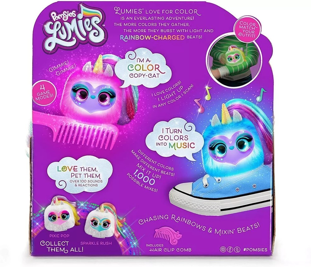Lumies Rainbow Charged Interactive Pets New T25