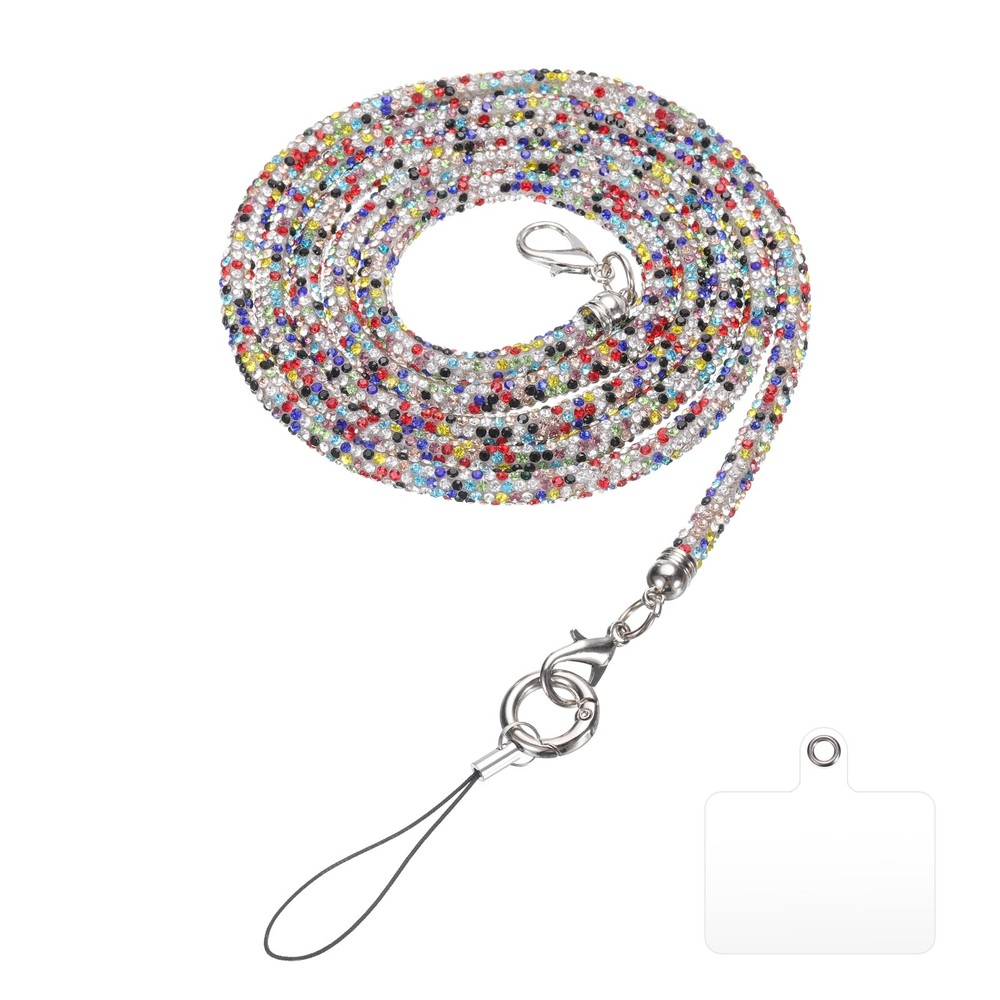 Rhinestone Purse Straps, Crystal Bag Handle Sparkly Replacement, Multicolor