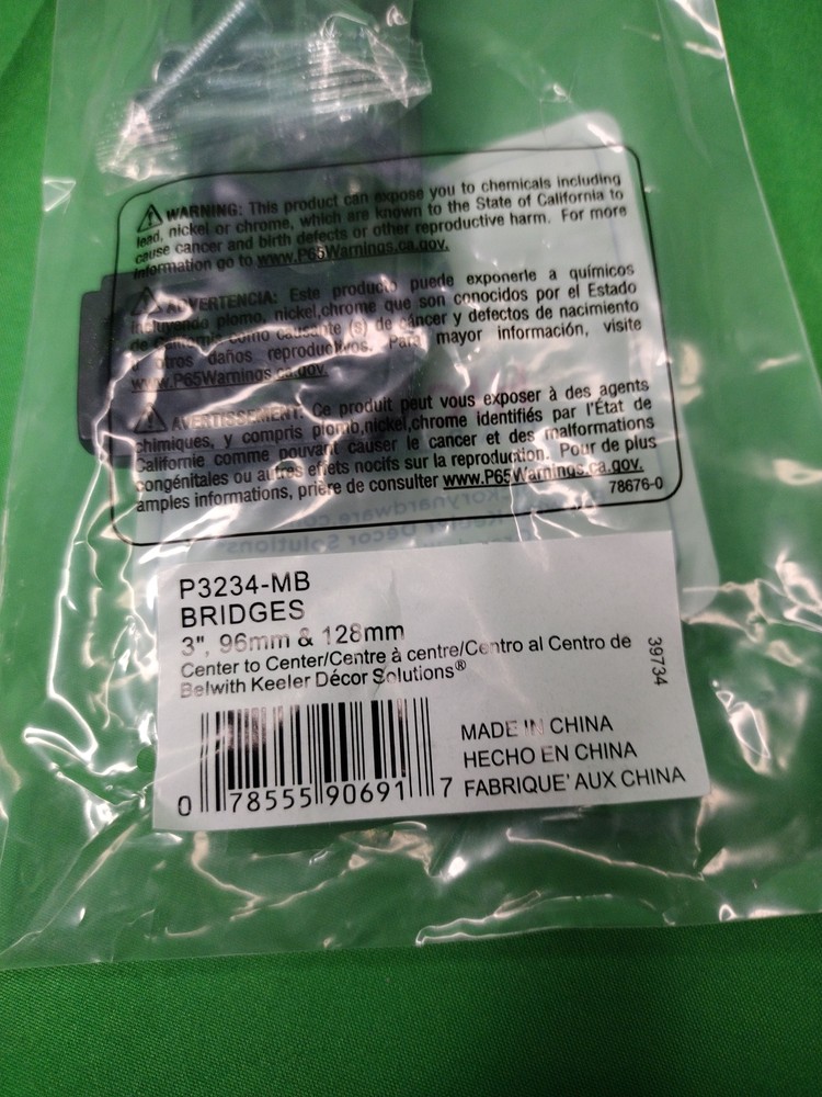 Hickory Hardware P3234-MB Square Cup Cabinet Pull - Matte Black