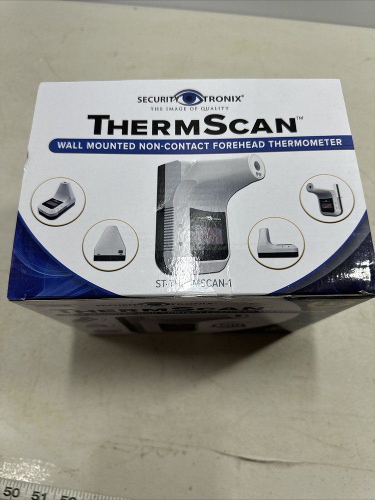 NEW! Security Tronix ThermScan Wall Mounted Non-Contact Forehead Thermometer