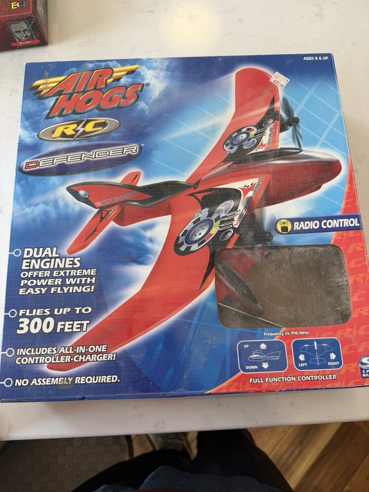 Air Hogs RC Defender Plane w/ Controller Untested