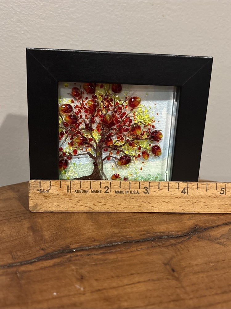 Fused Glass Tree Picture