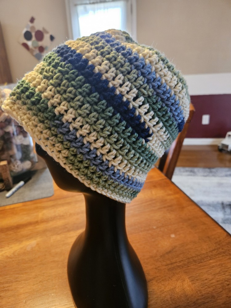 Handmade Crochet Bucket Hat Multicolored