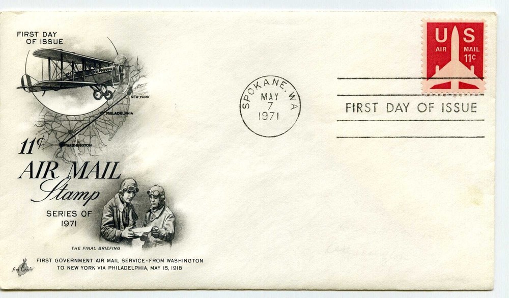 C78  11c Jet Artcraft, FDC