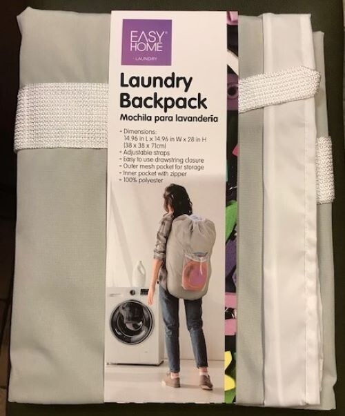 Laundry Backpack from Easy Access - Drawstring closure and adjustable straps,
