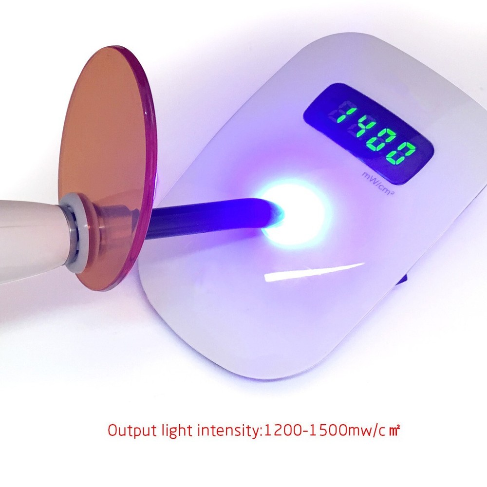 Dental Cordless LED Curing Light Lamp High Wireless Curing Lamp 8 Time setting