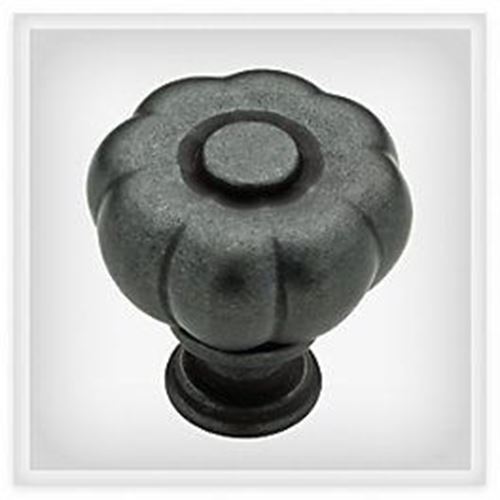 1-1/4" Abella Fluted Knob Soft Iron