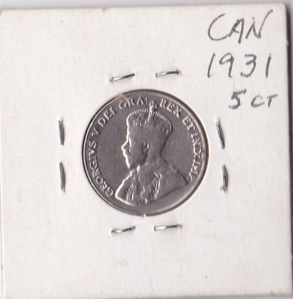 1931 Canada 5 Cents L10