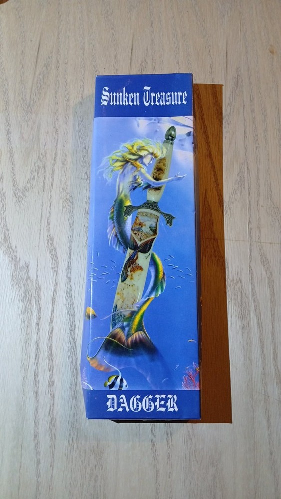 Knife with Painted Mermaids