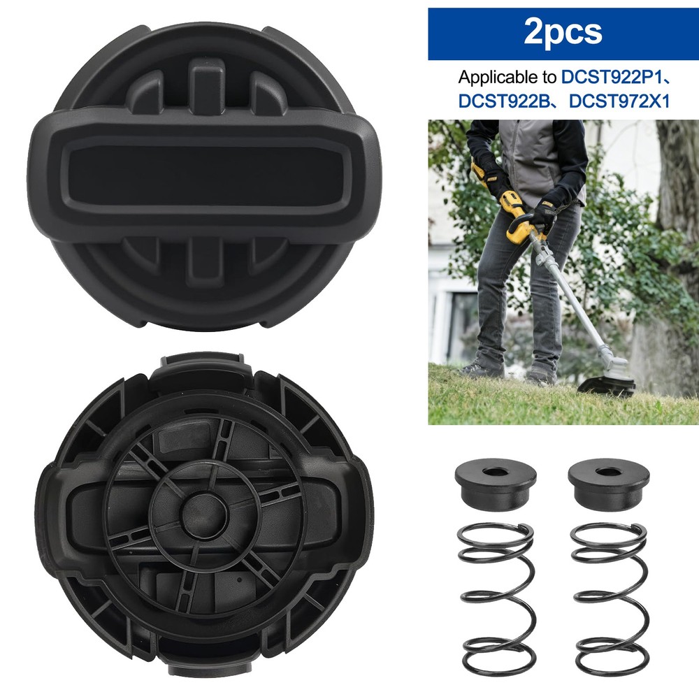 2PCS Head Cap Cover Replacement for Dewalt Quickfeed String Trimmer DCST972X1 US
