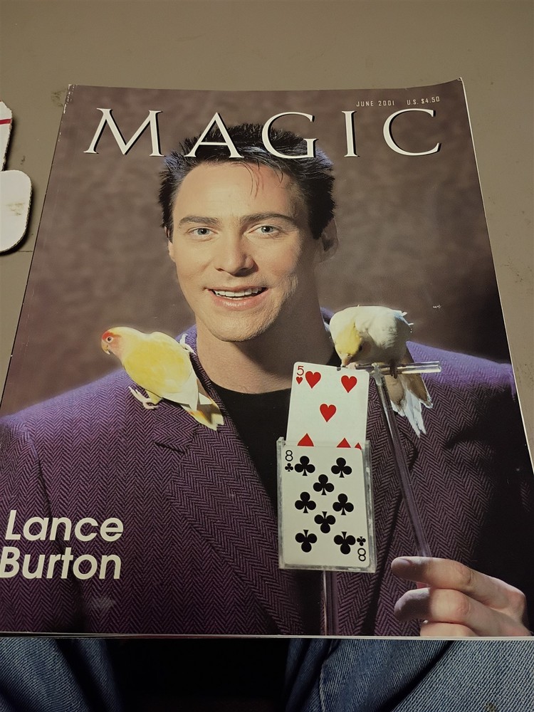 Lance Burton Magic Magazine Issue June 2001 #3