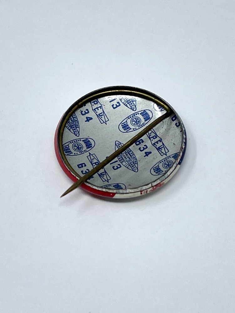 Let's Back Ike Dwight Eisenhower U.S. Presidential Campaign Pinback Button