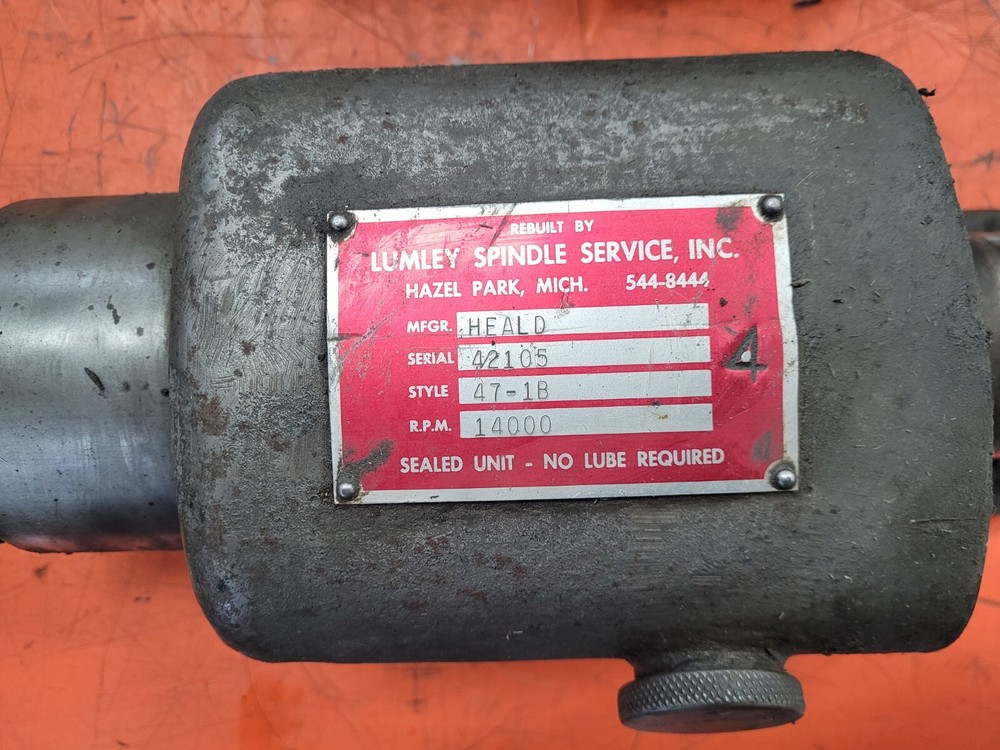 TWO HEALD RED HEAD GRINDING SPINDLES