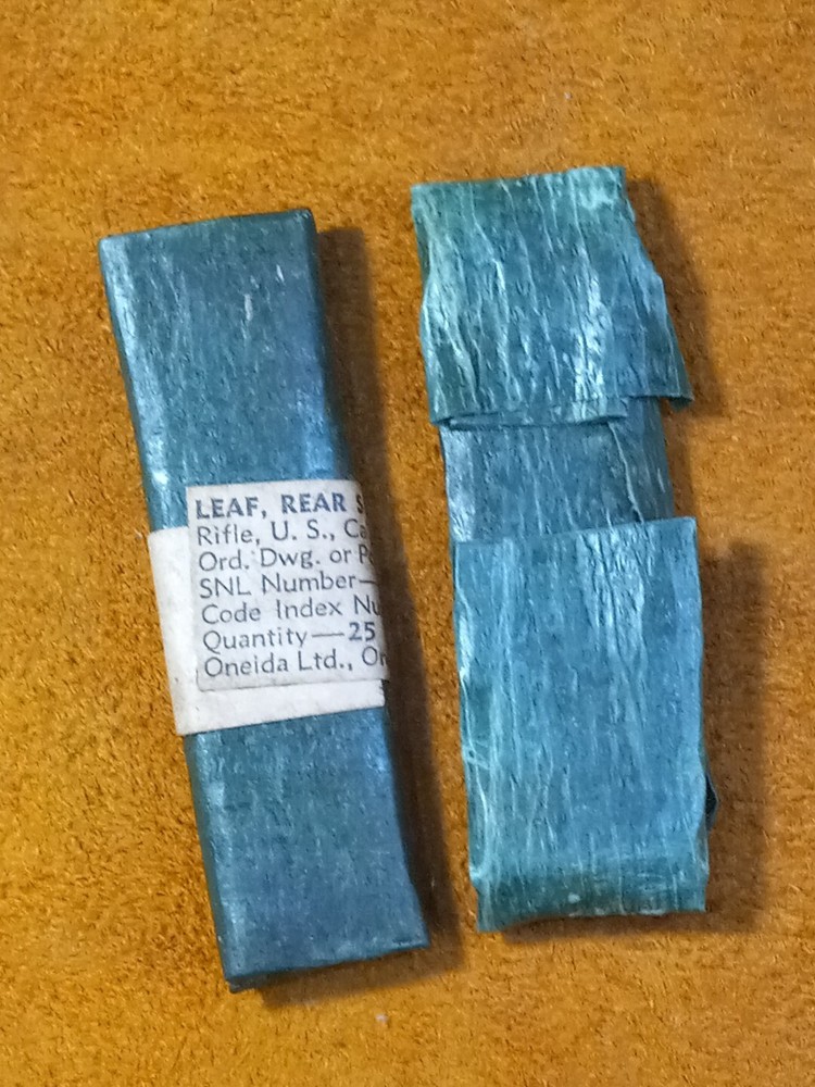 1903 1903A1 Springfield Rear Sight Leaf USGI NOS