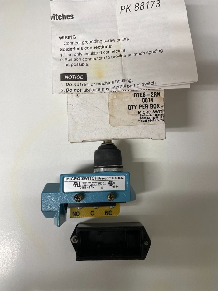 Honeywell micro switch DTE-2RN
