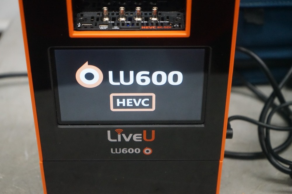 ^ LiveU LU600 Livestreaming Encoder W/ HEVC 4K-SDI Module #X5363