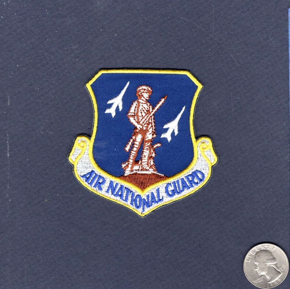 Air National Guard ANG USAF Command Squadron Patch Blue