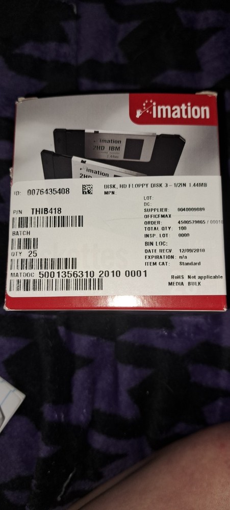 Box Of 25 Imation Floppy Disks