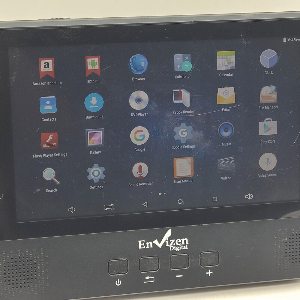 Envizen VMD9002 Tablet DVD Player 9" Android 5.1 HDMI USB AV In with Adapter