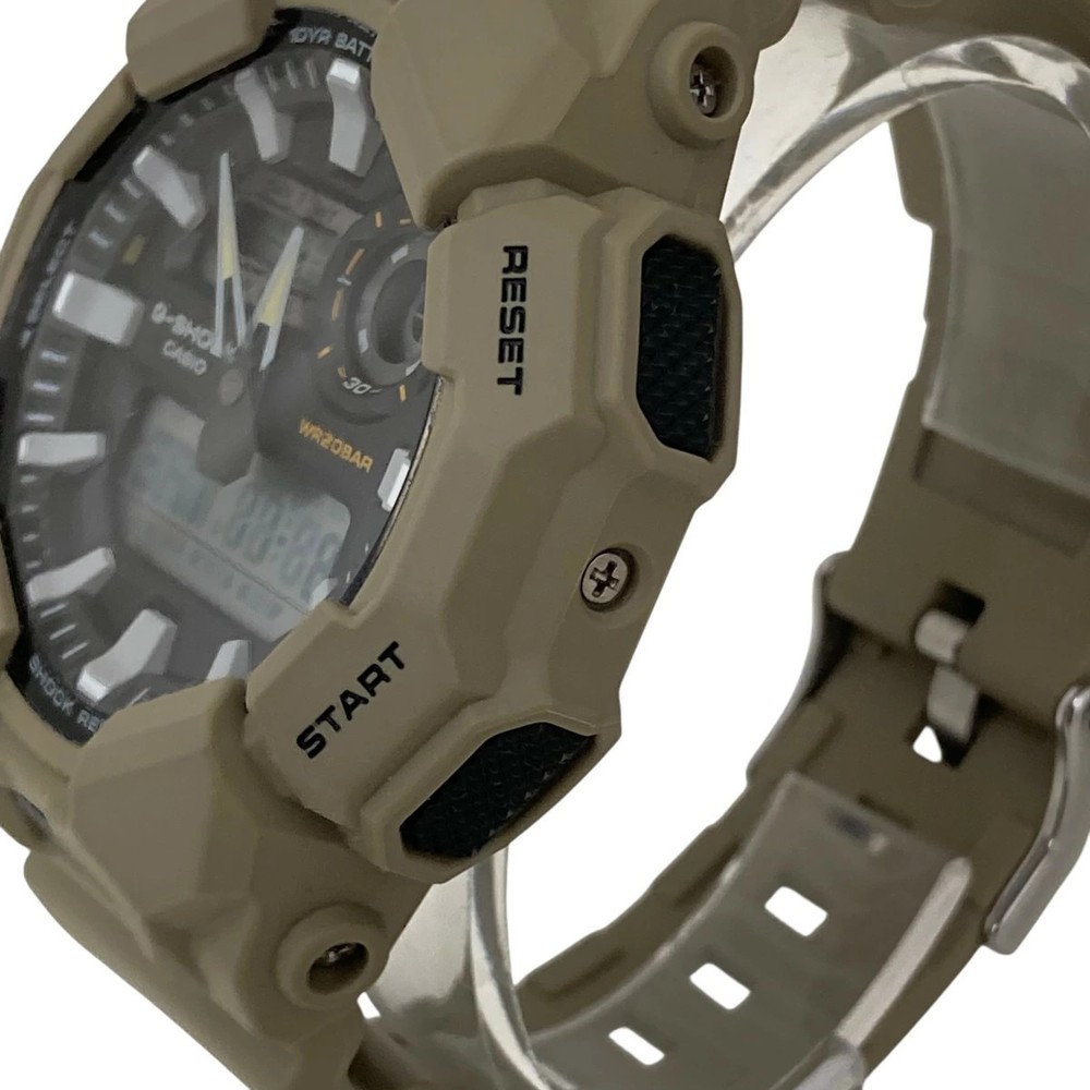 Used CASIO Analog Digital Watch GA010 Khaki
