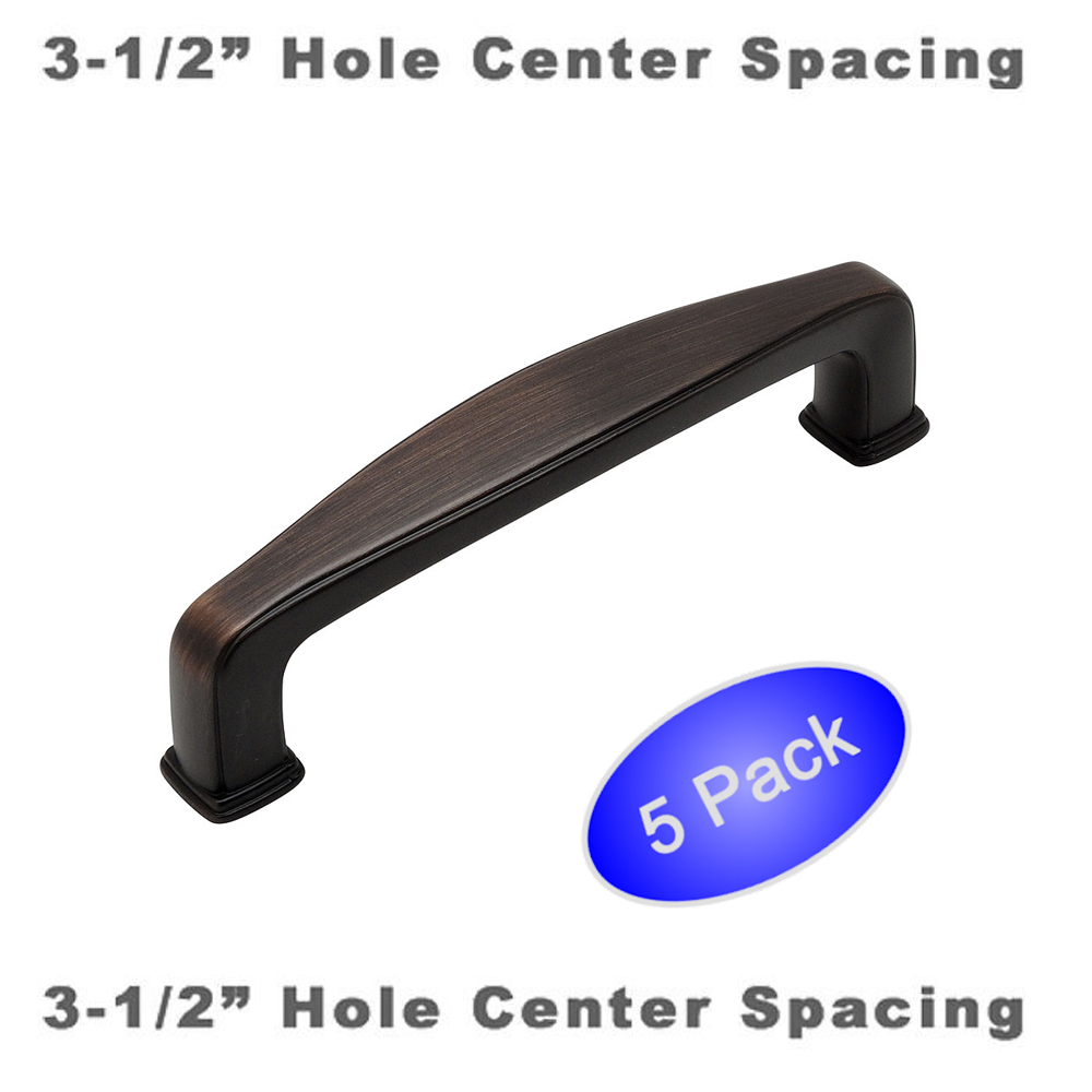 *5 Pack* Cosmas Cabinet Hardware Oil Rubbed Bronze Handle Pulls #4390ORB